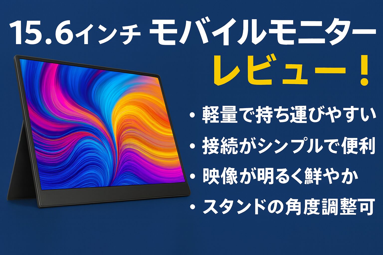 ZS-156レビュー】COCOPARモバイルモニターが快適すぎた話